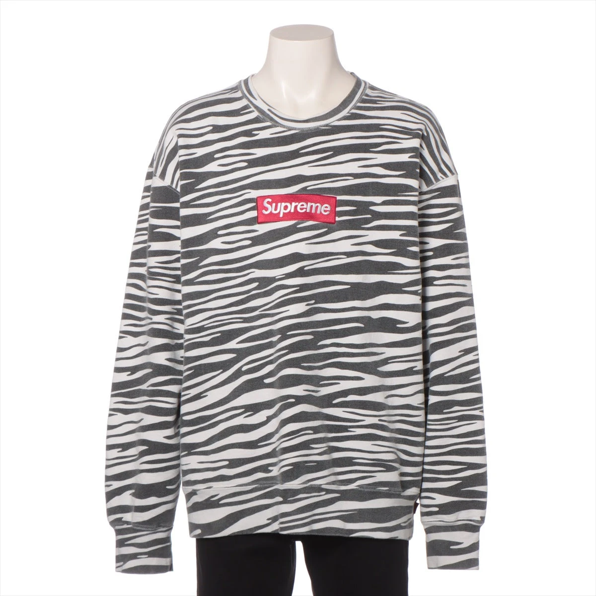 シュプリーム コットン トレーナー XL メンズ ブラック Box Logo  