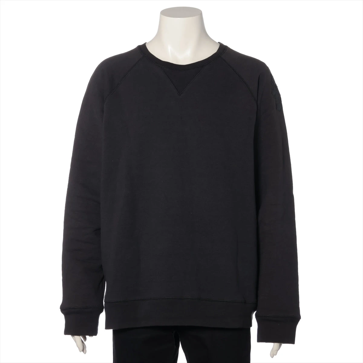 クロムハーツ Y NOT スウェット コットン×ラムスキン サイズXL