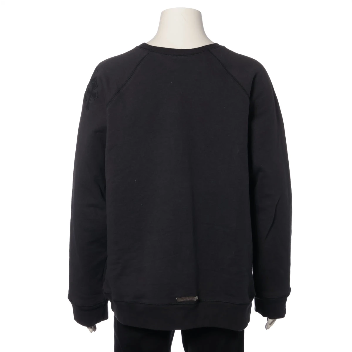 クロムハーツ Y NOT スウェット コットン×ラムスキン サイズXL