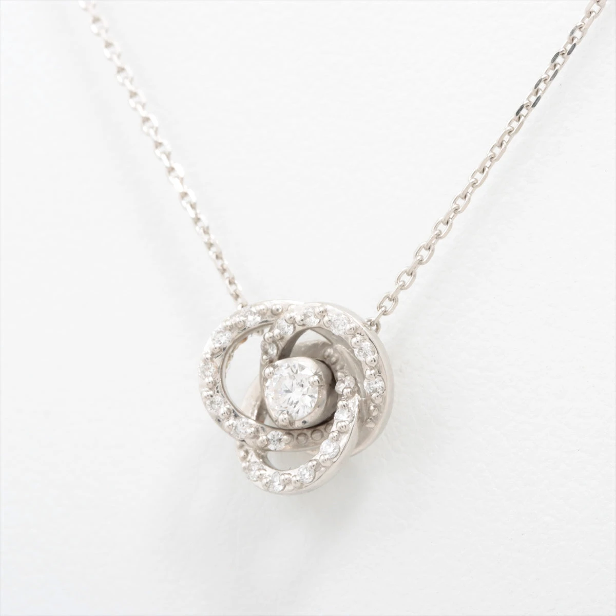 4℃ ダイヤ ネックレス Pt850 3.7g A2671877｜中古ブランド品・ブランド 