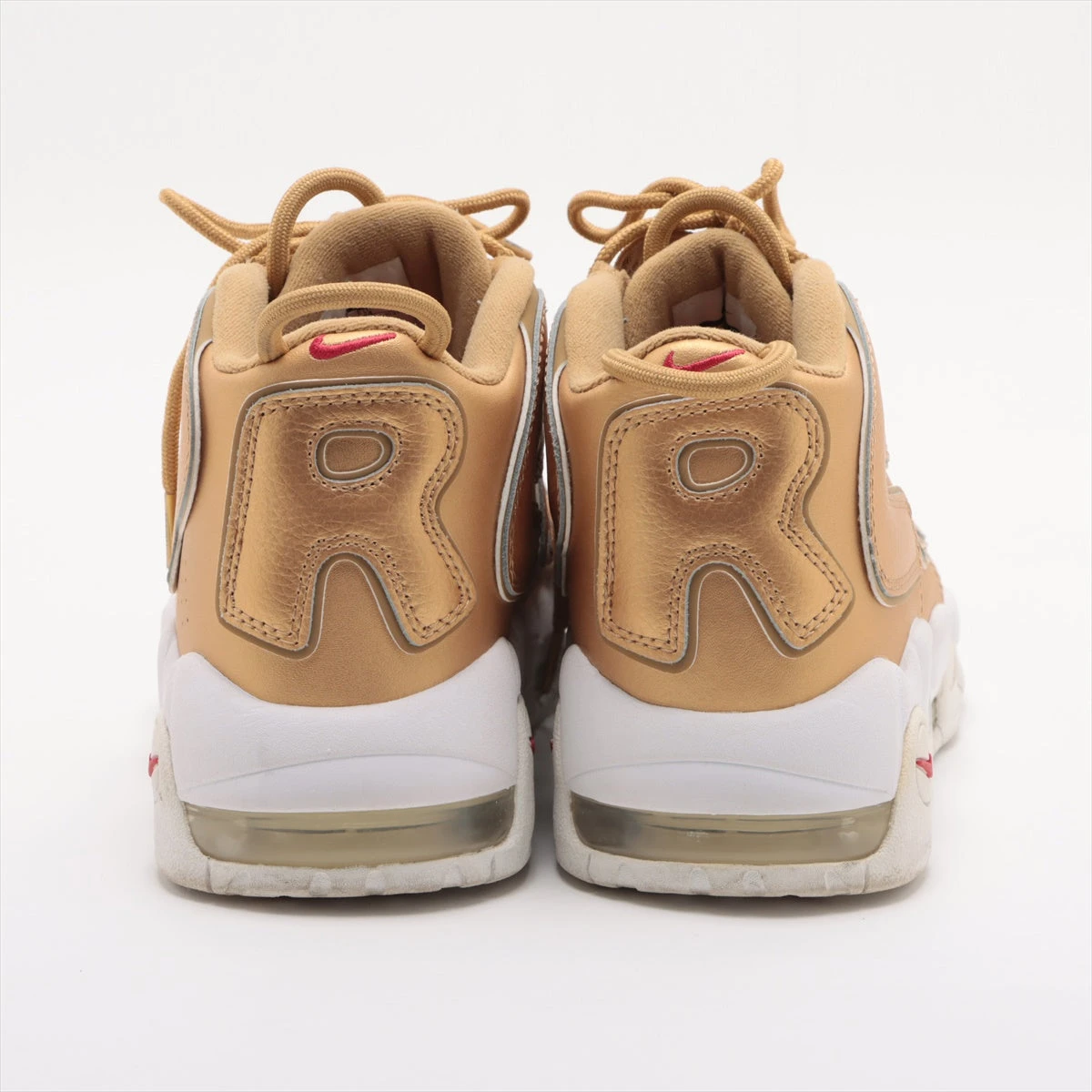 ナイキ×シュプリーム AIR MORE UPTEMPO レザー ハイカット