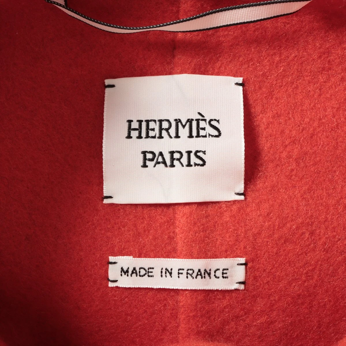 HERMES 美品☆HERMES エルメス カシミヤ100％ セリエボタン