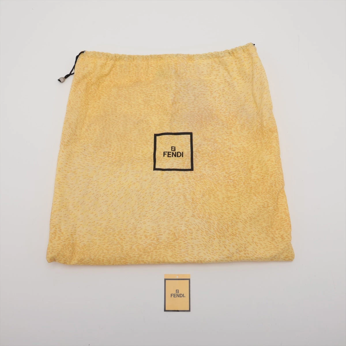 FENDI フェンディ ロゴ金具 ニット マンマバケット ショルダー バッグ