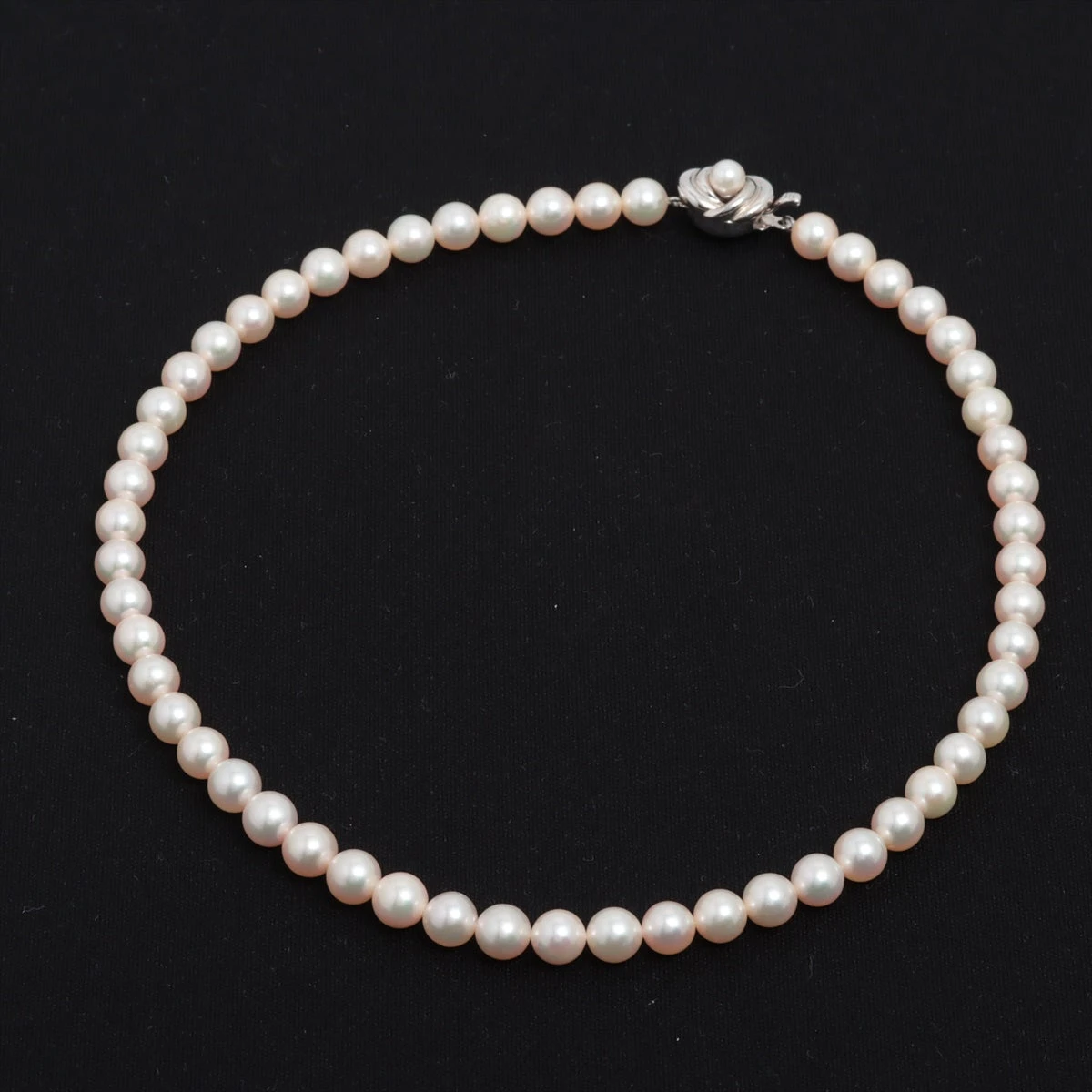 TASAKI パールネックレス　SV タサキ パール ネックレス SV 総38.5g 約7.5～8.0mm A2869626