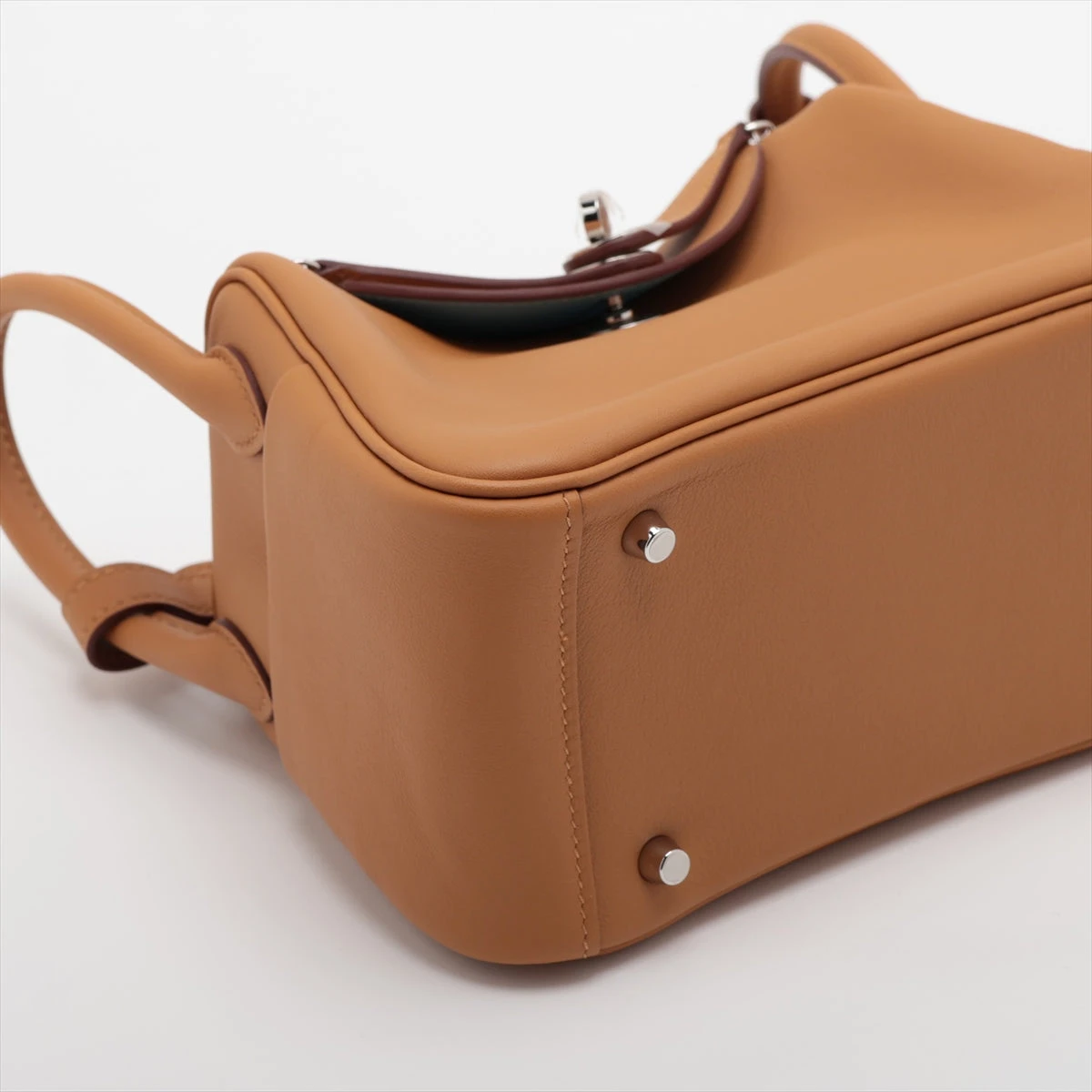 エルメス リンディ ミニ20 ヴェルソ スイフト セサミ×セレスト