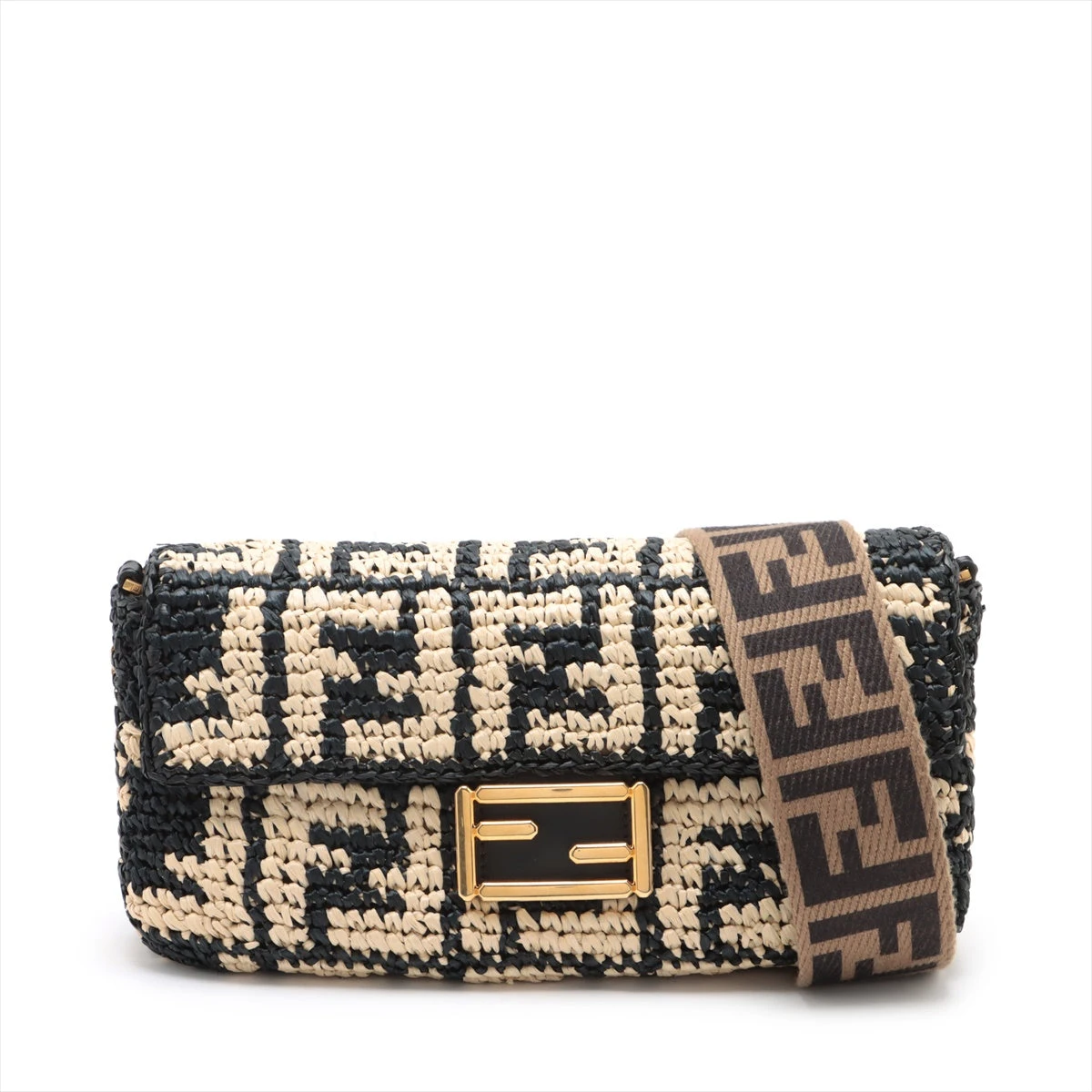 フェンディ　マンマバケット　ズッカ　ショルダーバッグ フェンディ FENDI ズッカ マンマバケット ショルダーバッグ