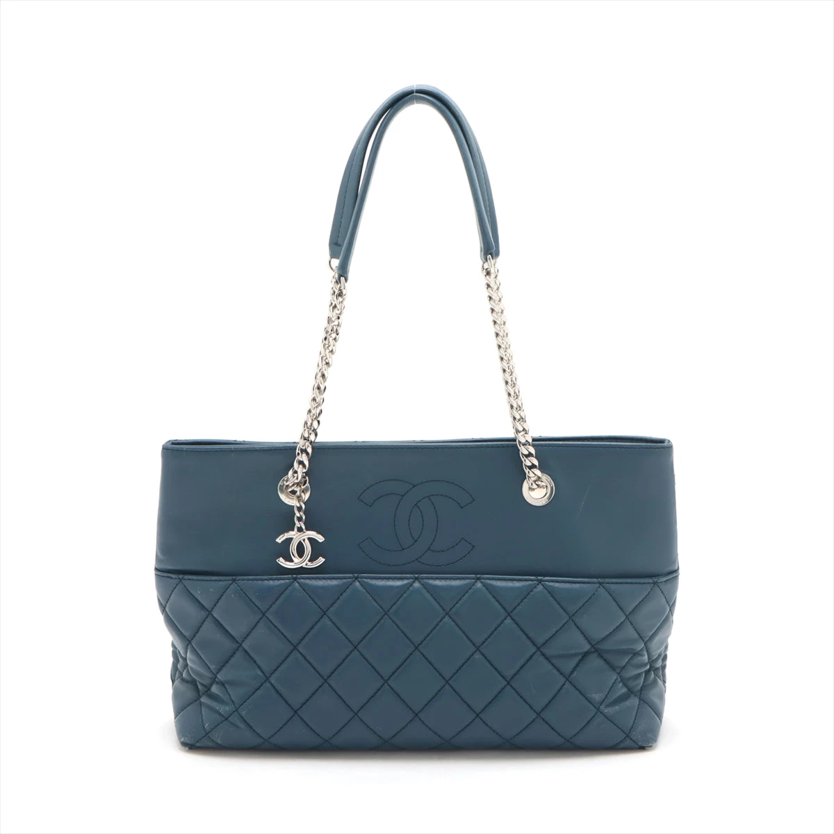 ★美品　CHANEL シャネル ラムスキン トートバッグ チェーン シャネル CHANEL チェーンミニトートバッグ ラムスキン