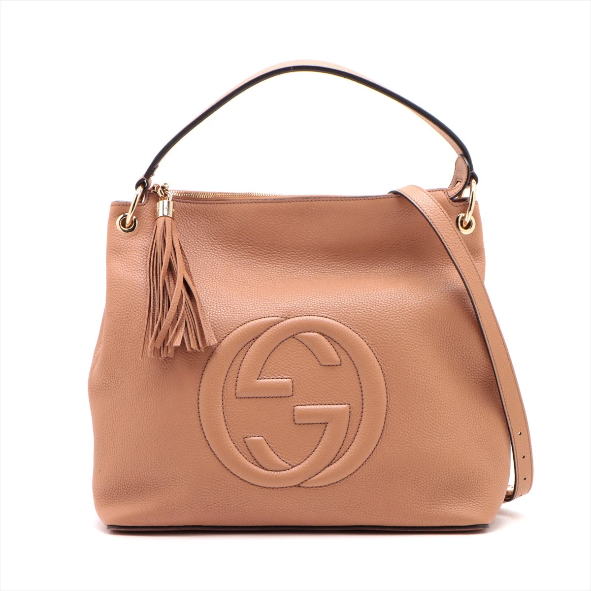GUCCI グッチ ショルダーバッグ レディース ソーホー レザー