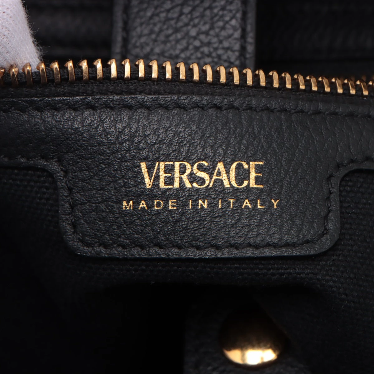 VERSACE ヴェルサーチェ ラ メデューサ スモール バッグ 2WAY VERSACE ヴェルサーチ ラ メドゥーサ チェーンモチーフ スモールトート