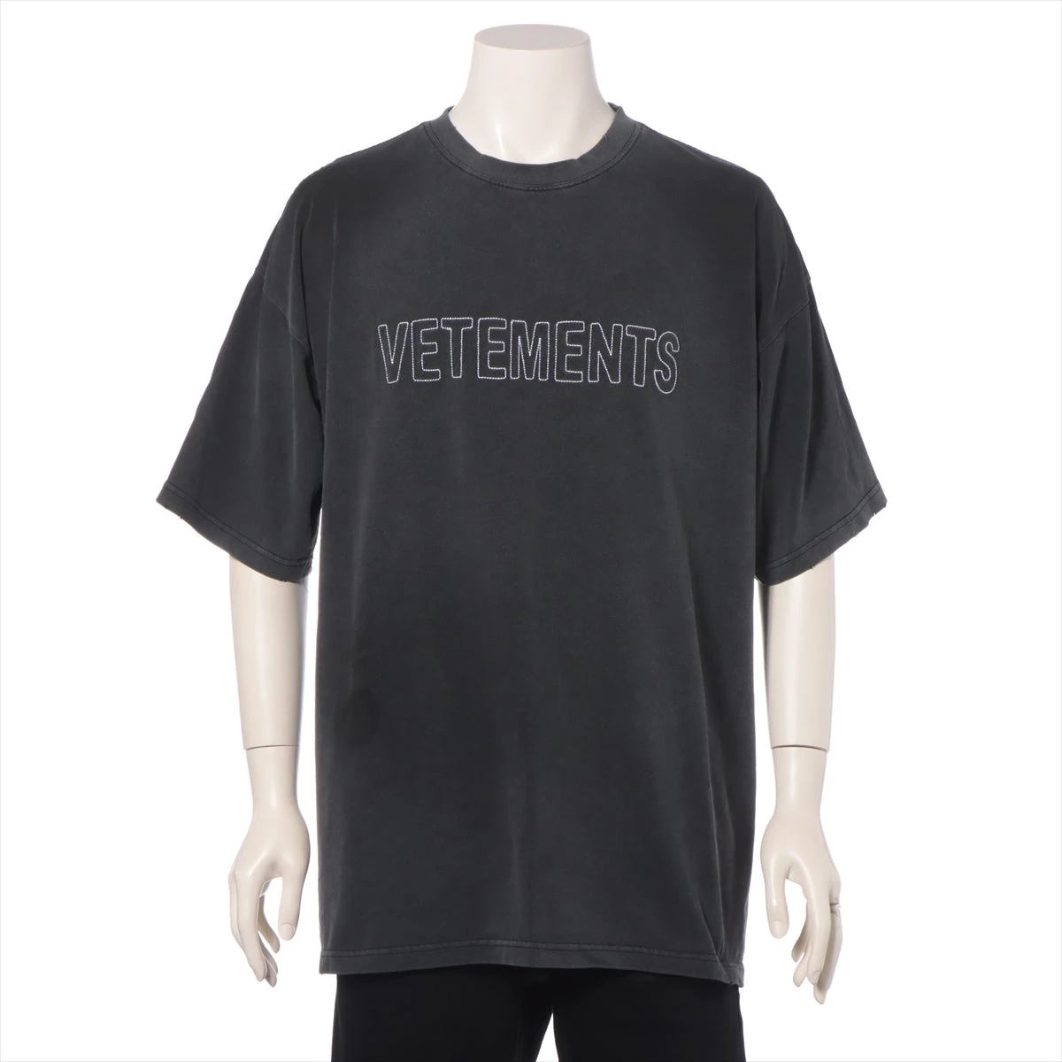 vetements 23ss 再構築ヴィンテージ加工 Tシャツ