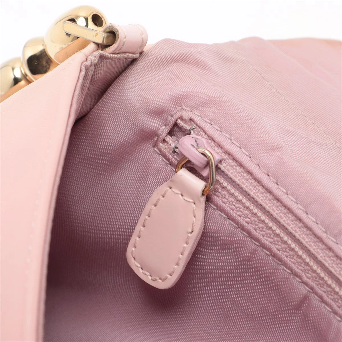 クリスチャンディオール マリスパール レザー ショルダーバッグ