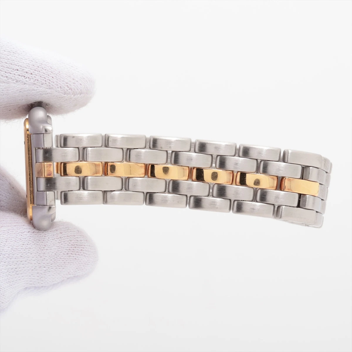 カルティエ パンテール 183949 SS×YG QZ アイボリー文字盤