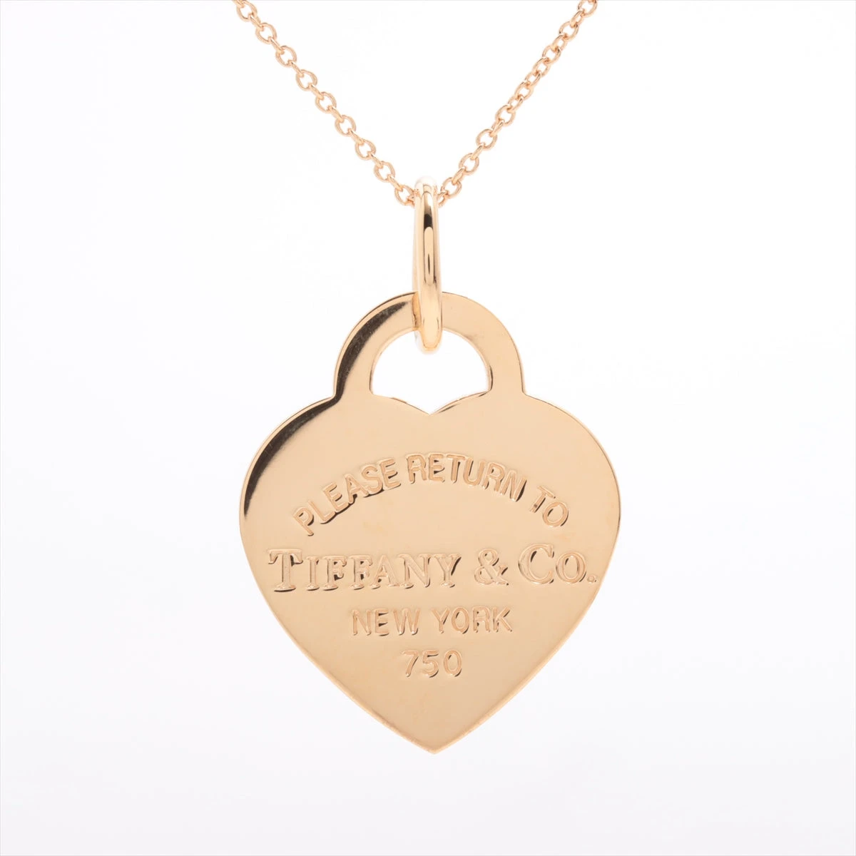 ティファニー リターントゥティファニー ハートタグ ネックレス 750(PG