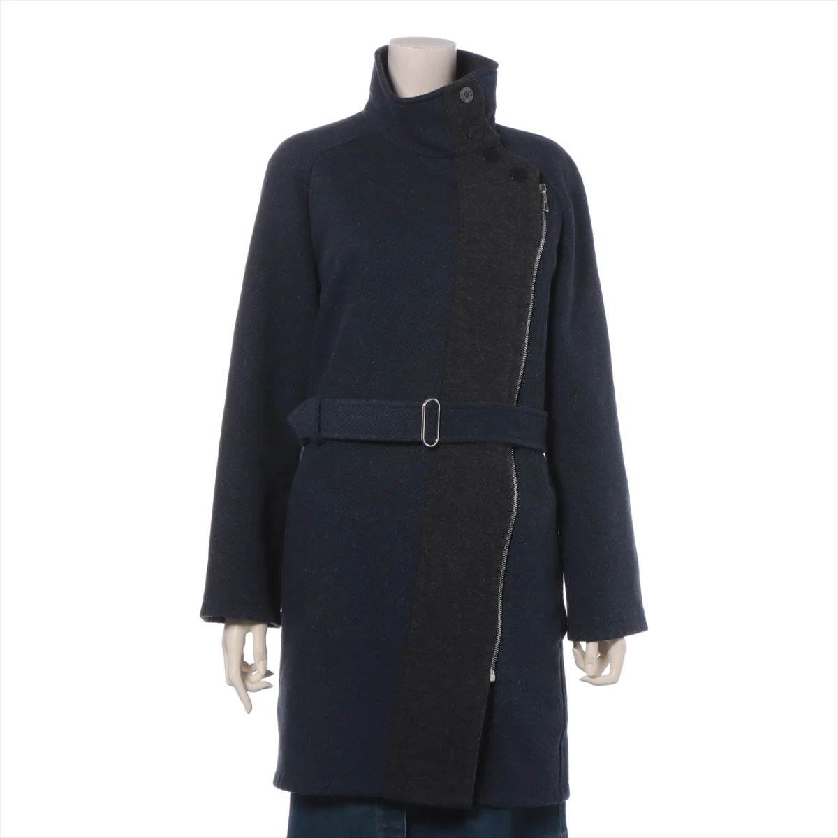 交渉可能(´ε｀ )アルボーマレー　ウールコート　ネイビー ARVOR MAREE(アルボーマレー) / DOBBY WOOL SAILOR COAT