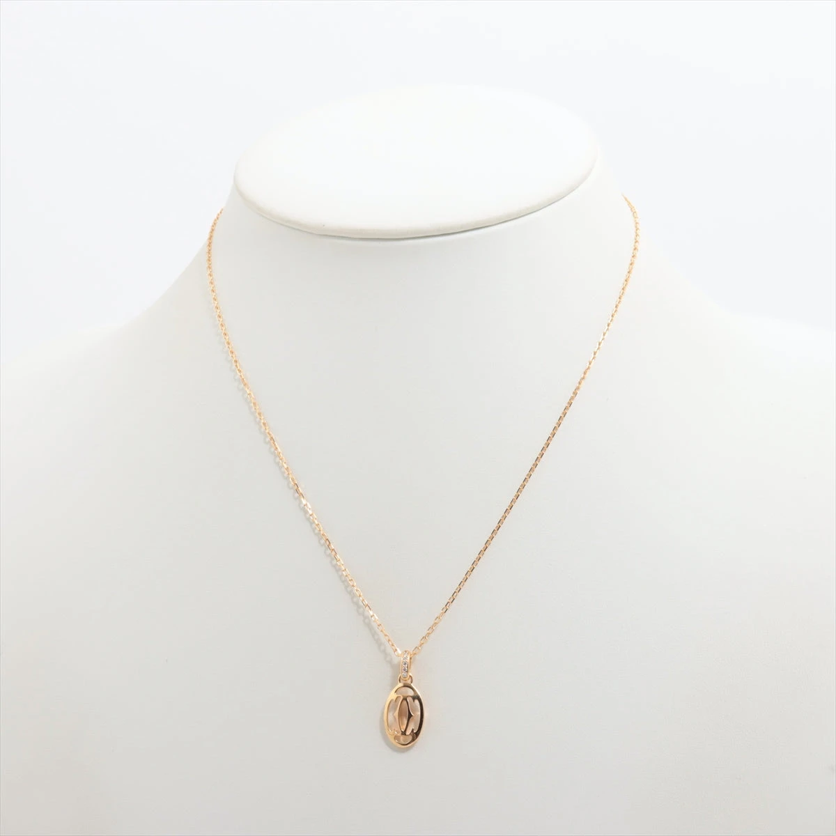 CARTIER 2C ドゥーブルC ネックレス 楽天市場】カルティエ Cartier ネックレス ロゴ ドゥーブル 2C