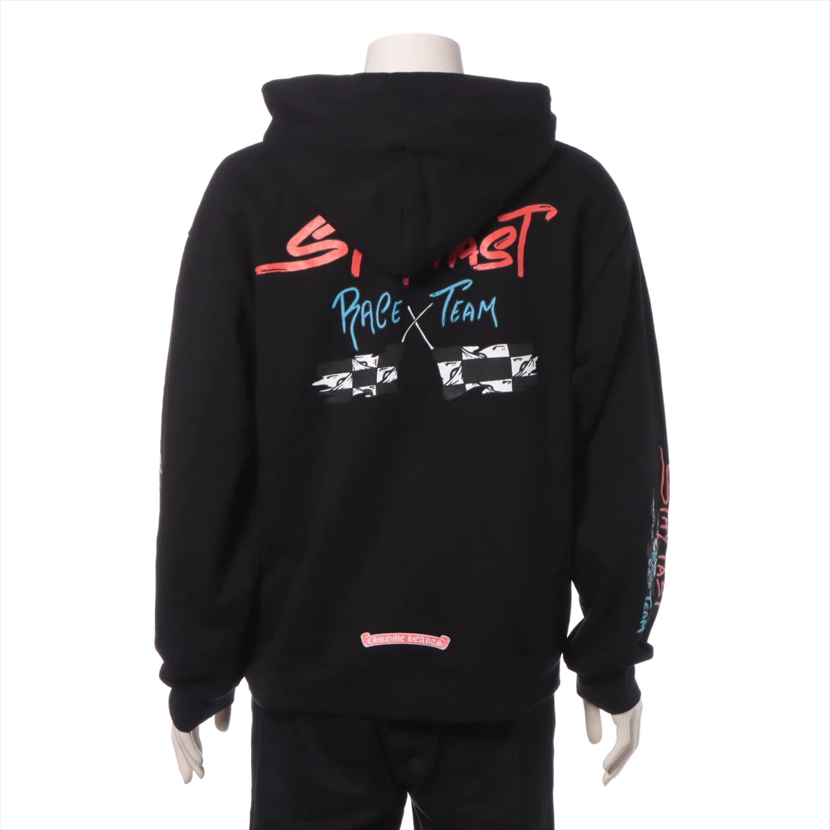 コラボ◆Chrome Hearts x Matty Boy ステイファスト パーカー クロムハーツ パーカー コットン サイズL ブラック MATTY BOY