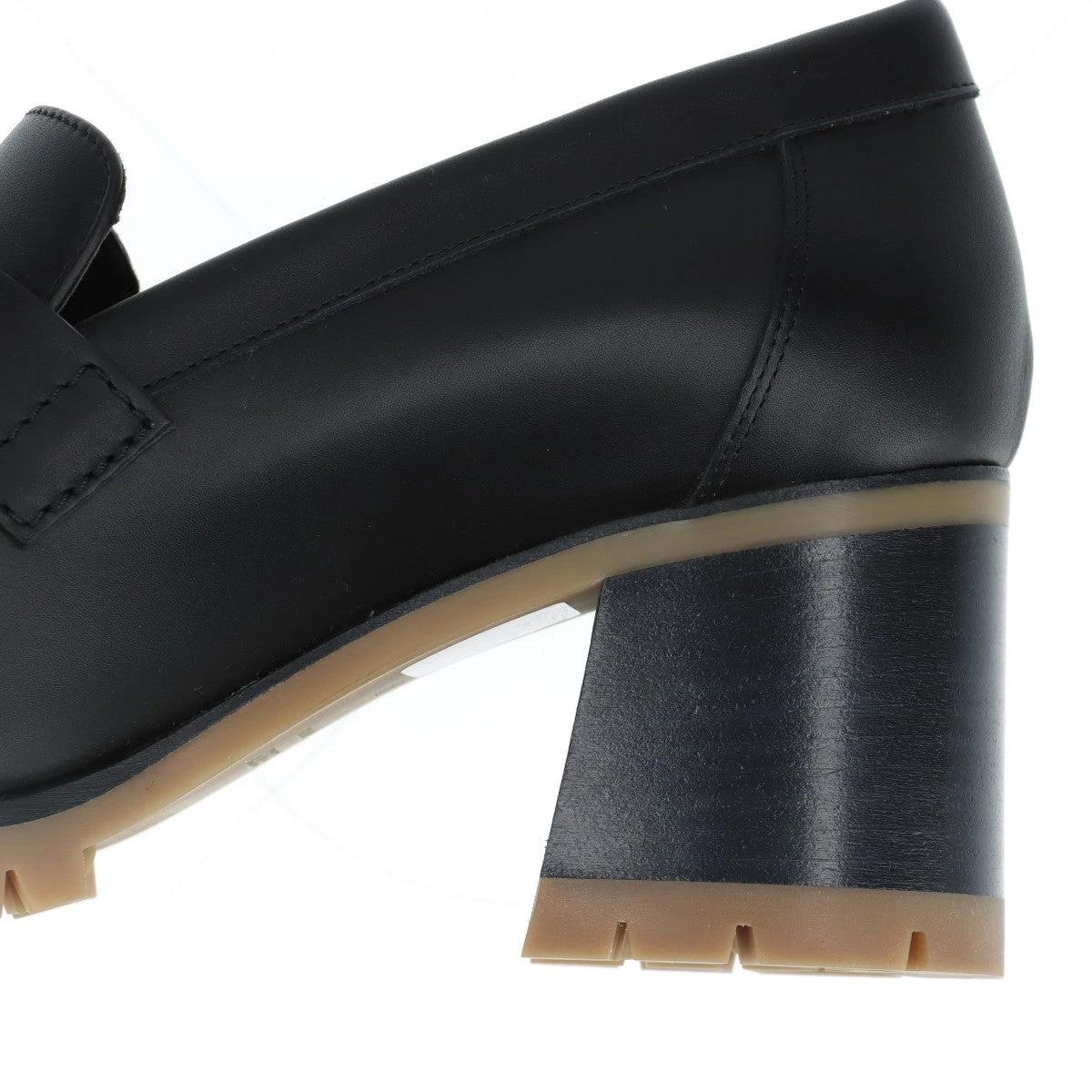 エルメス フォッシュ レザー ローファー 37 レディース ブラック コン