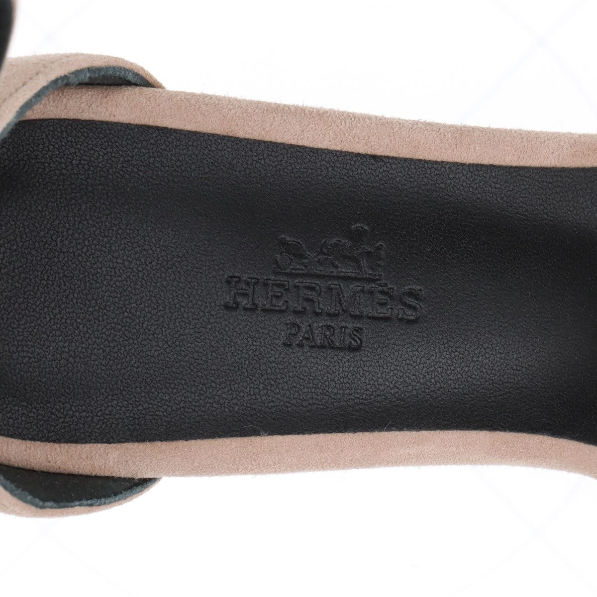 HERMES エルメス　スエード　ヒール HERMES エルメス オープントゥ スウェード ハイヒール パンプス