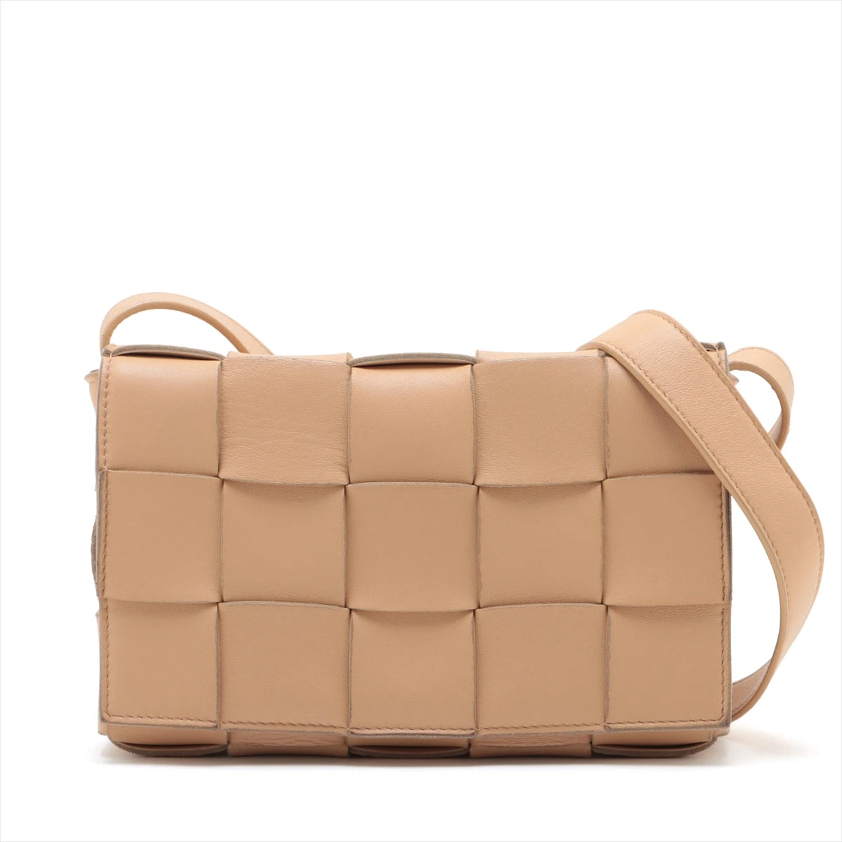 BOTTEGA VENETA イントレチャート レザー ショルダーバッグ