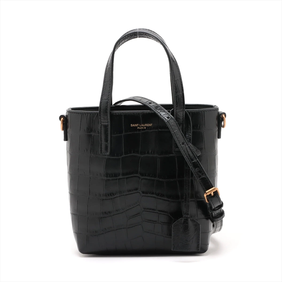 【極美品】サンローラン ビジネスバッグ 2way ミュージアム クロコ 黒 本革 2025年最新】サンローラン クロコ バッグの人気アイテム - メルカリ