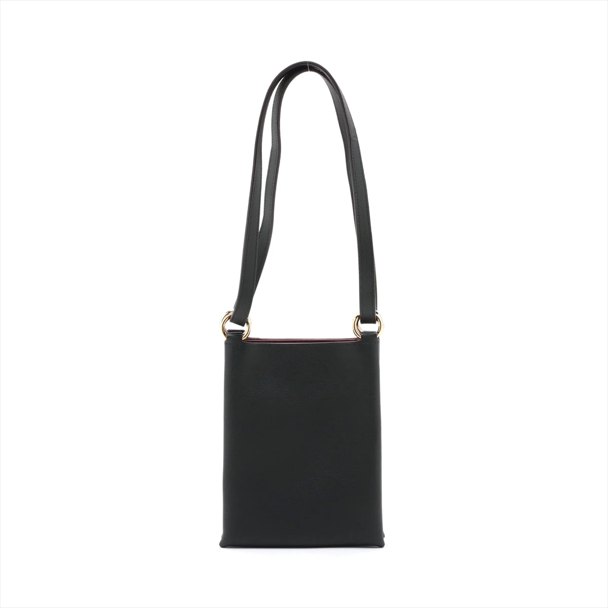 カルティエ トリニティ レザー ショルダーバッグ ブラック A2904554