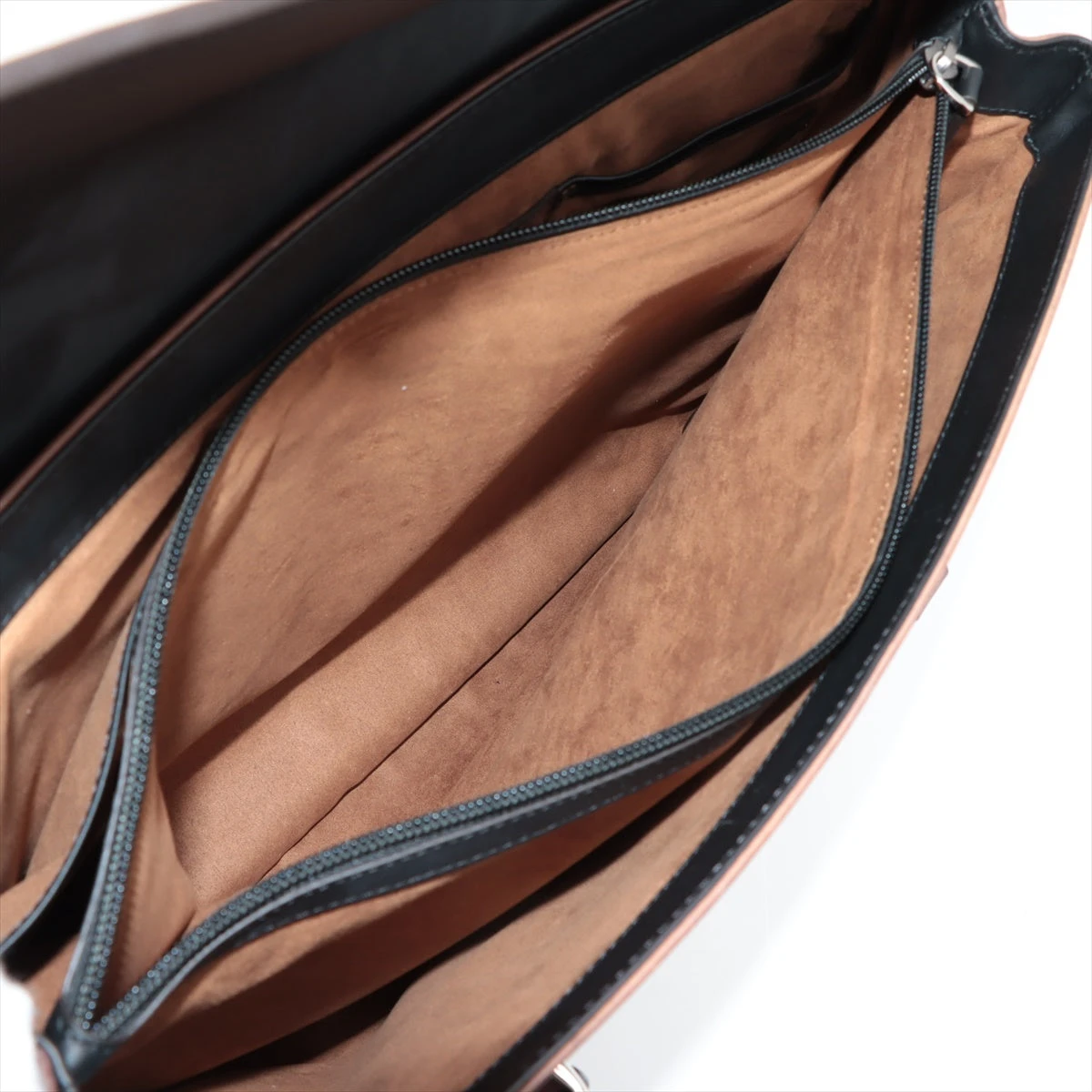 Berluti ビジネスバッグ エミーオ カリグラフィ オールレザー ブラウン ベルルッティ エミーオ レザー ビジネスバッグ ブラウン