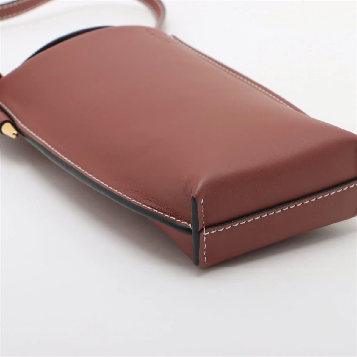 極美品✨️ロエベ　ショルダーバッグ　レザー　ブラウン ゲートポケット アナグラム 極美品】ロエベ アナグラム ゲートポケット レザー ショルダー
