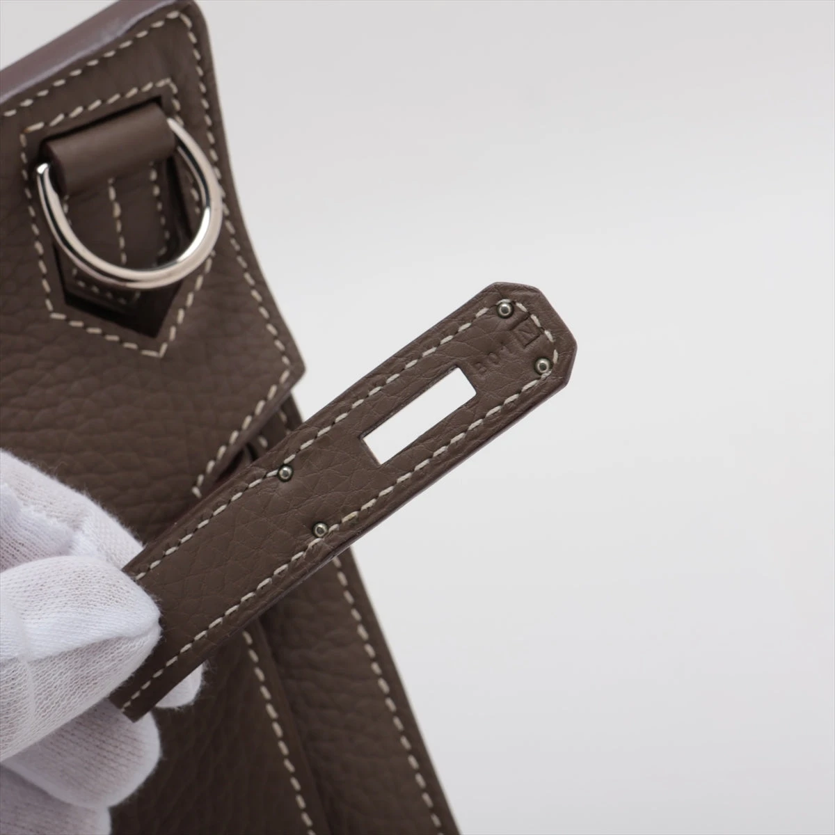 エルメス ジプシエール28 トリヨンクレマンス エトゥープ シルバー金具 
