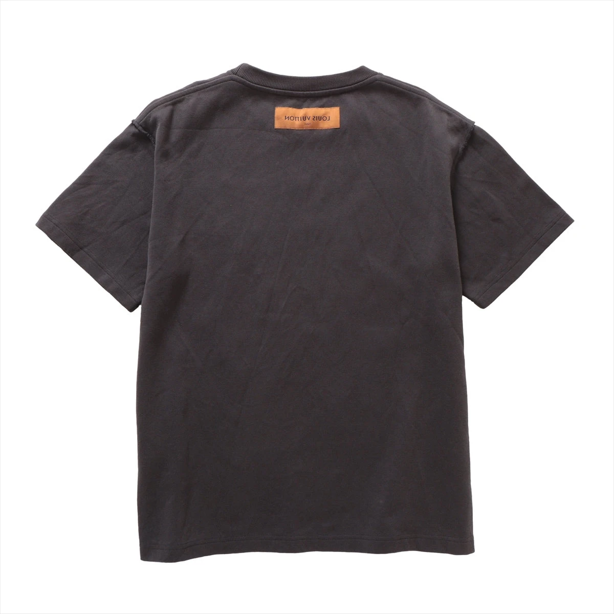 ヴィトン 20SS コットン Tシャツ S メンズ グレー LV ヴィトン 20SS コットン Tシャツ S メンズ グレー LV