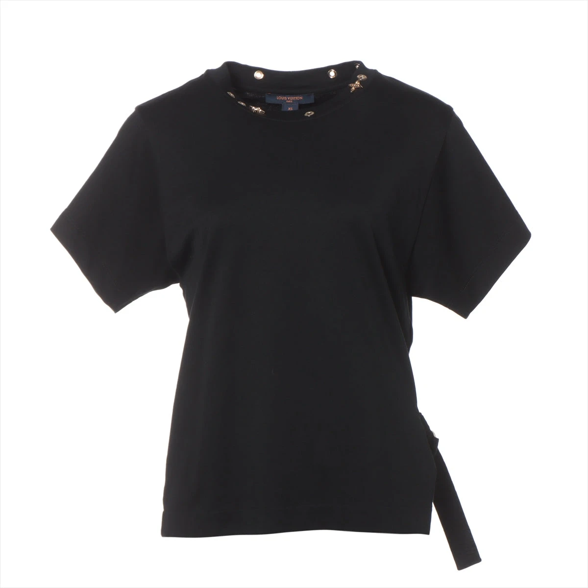 ヴィトン 19SS コットン Tシャツ XS レディース ブラック RW191W  