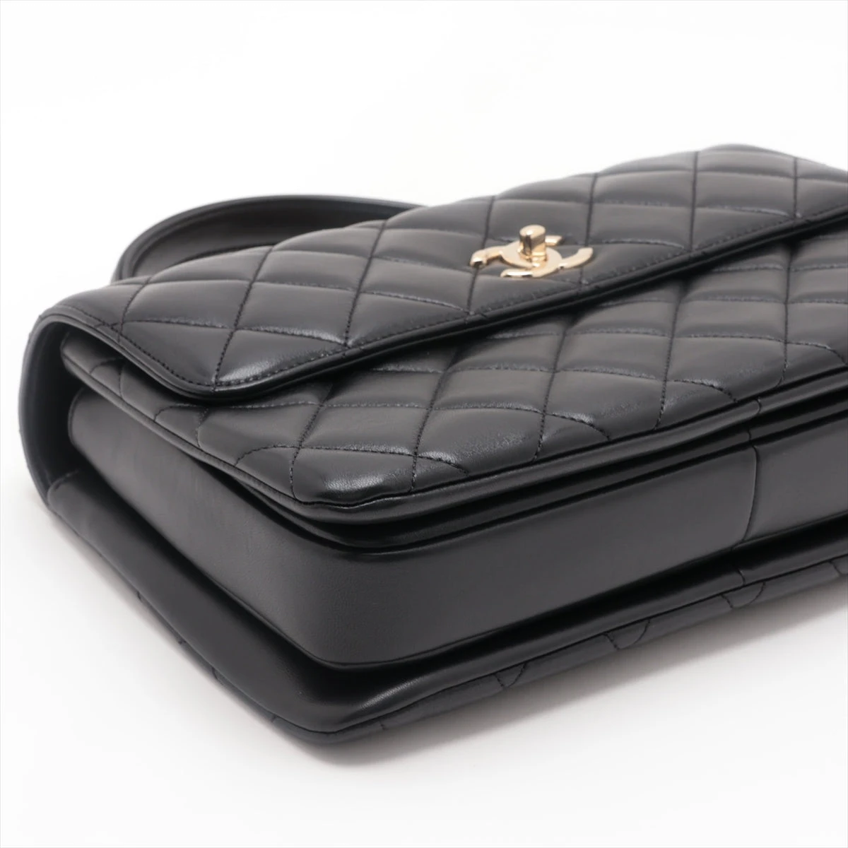 【VINTAGE】CHANEL マトラッセ トップハンドル 2wayハンドバッグ CHANEL 2WAY ミニ チェーン ショルダーバッグ トップハンドル