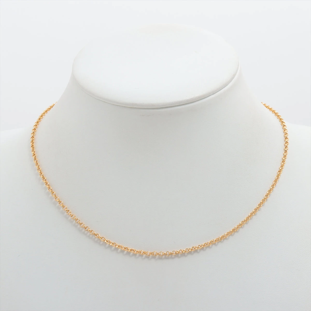 ☆正規品 インボイス原本付 クロムハーツ ロールチェーン 16インチ☆ クロムハーツ ロールチェーン16インチ ネックレス 22k 7.5g イン