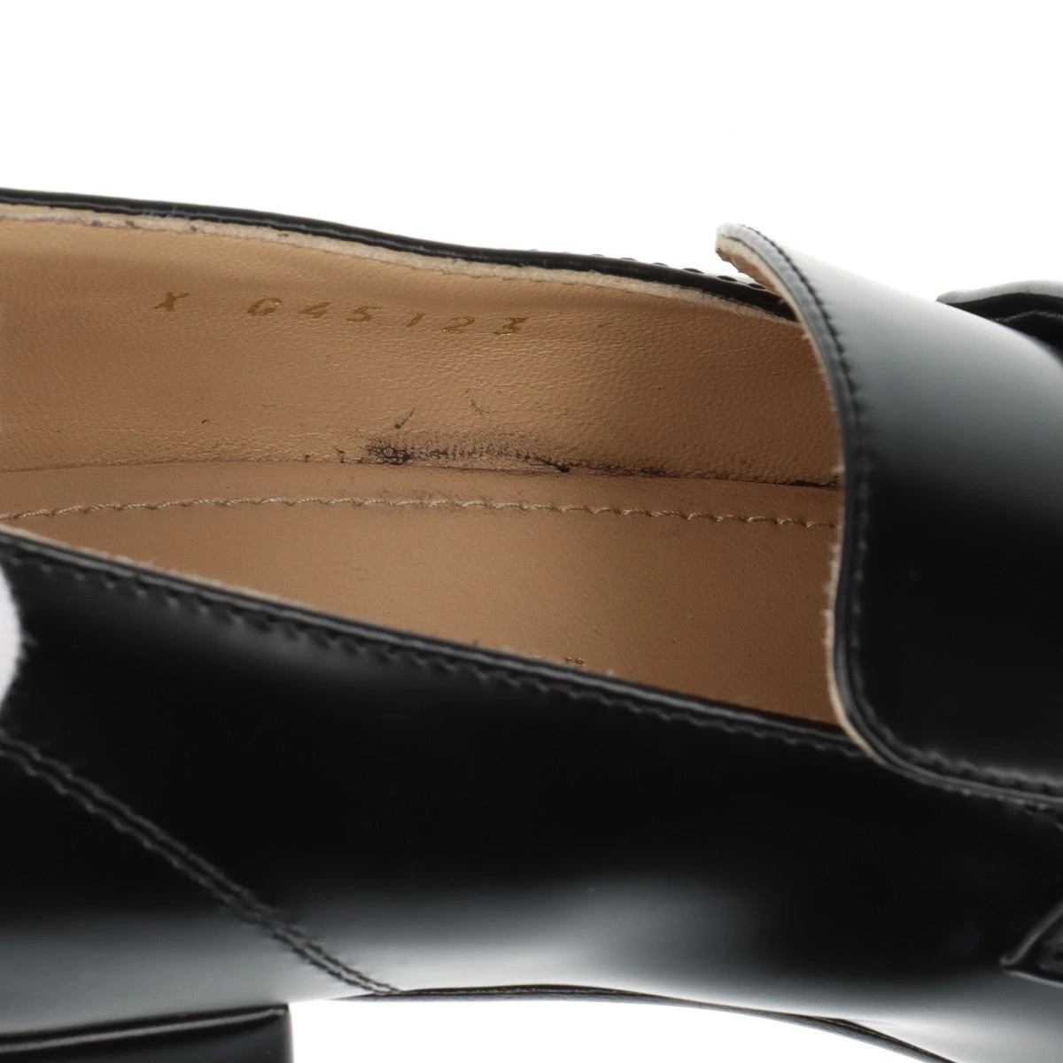 シャネル ココマーク レザー ローファー 36.5C レディース ブラック