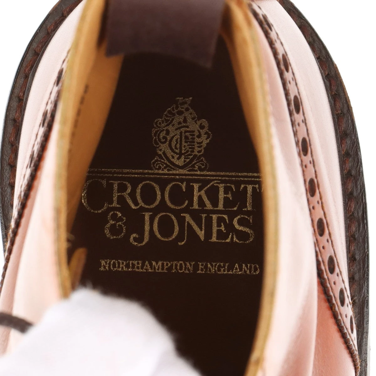 着用数回　CROCKETT＆JONES　SKYE3　7E　ブラウン　ブーツ クロケット＆ジョーンズ レザー ショートブーツ 7E メンズ