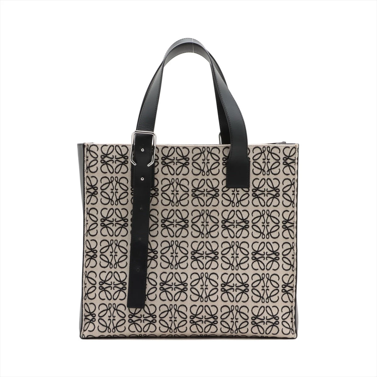 大人気商品　ロエベ　トートバッグ　アナグラム　リピート　キャンバス　ブラック ロエベ LOEWE リピート キャンバス トートバッグ アナグラム