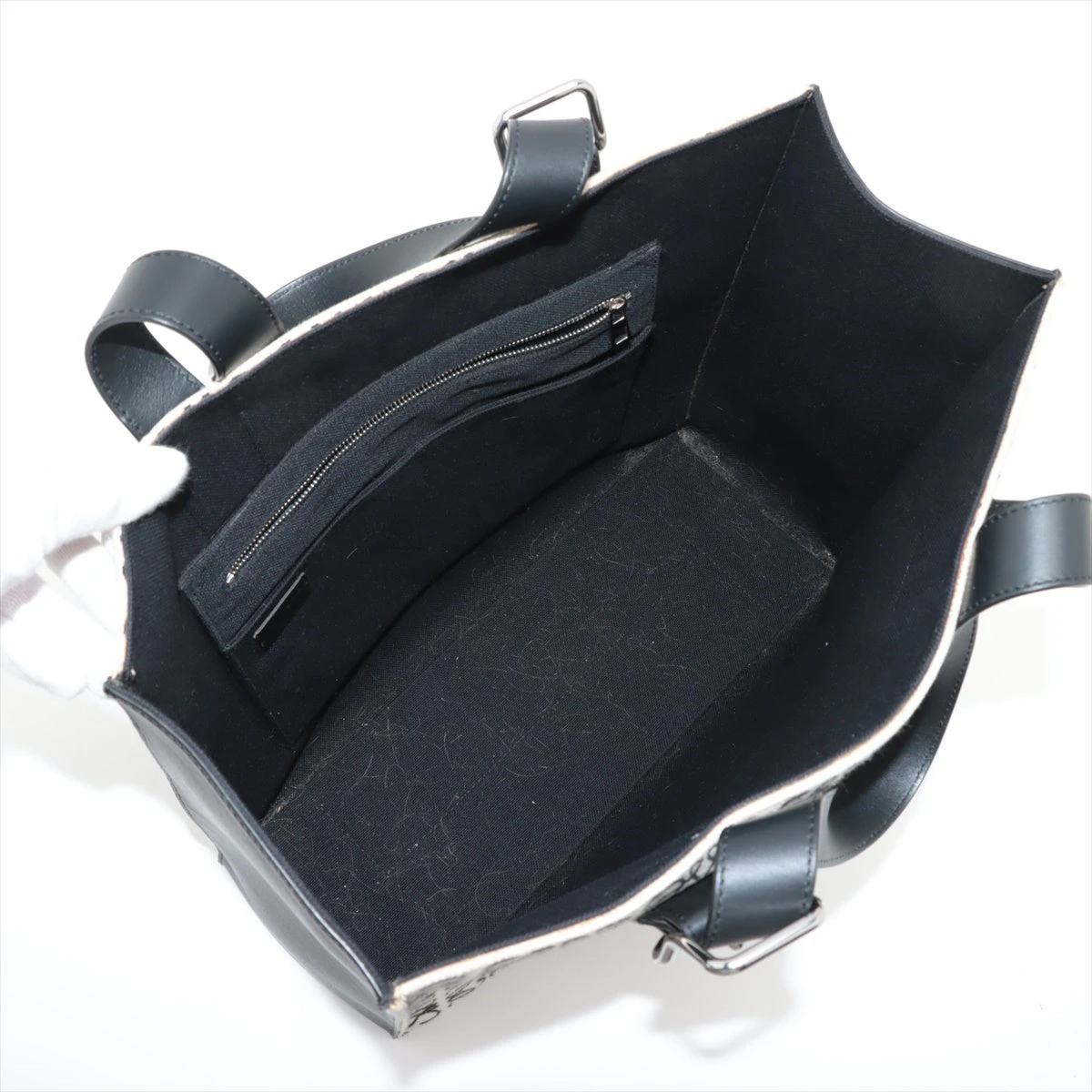 大人気商品　ロエベ　トートバッグ　アナグラム　リピート　キャンバス　ブラック LOEWE ロエベ トートバッグ A4可能 キャンバス リピートアナグラム