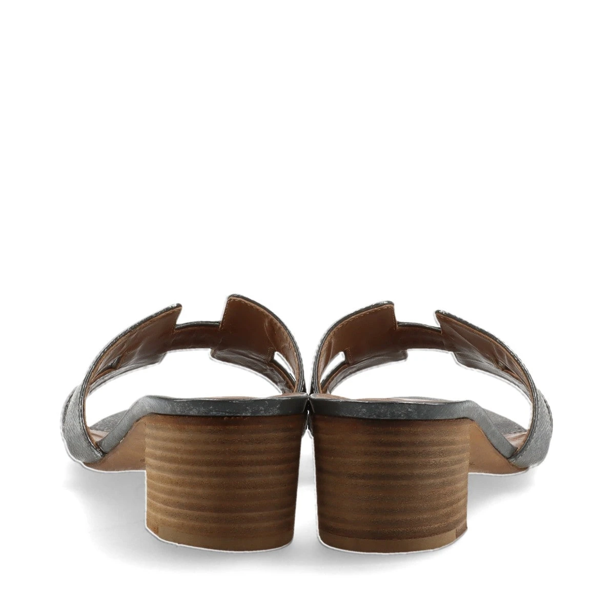 HERMES オアジス　39 Hermes Oasis 39 EU Black Sandals | The Luxury Flavor