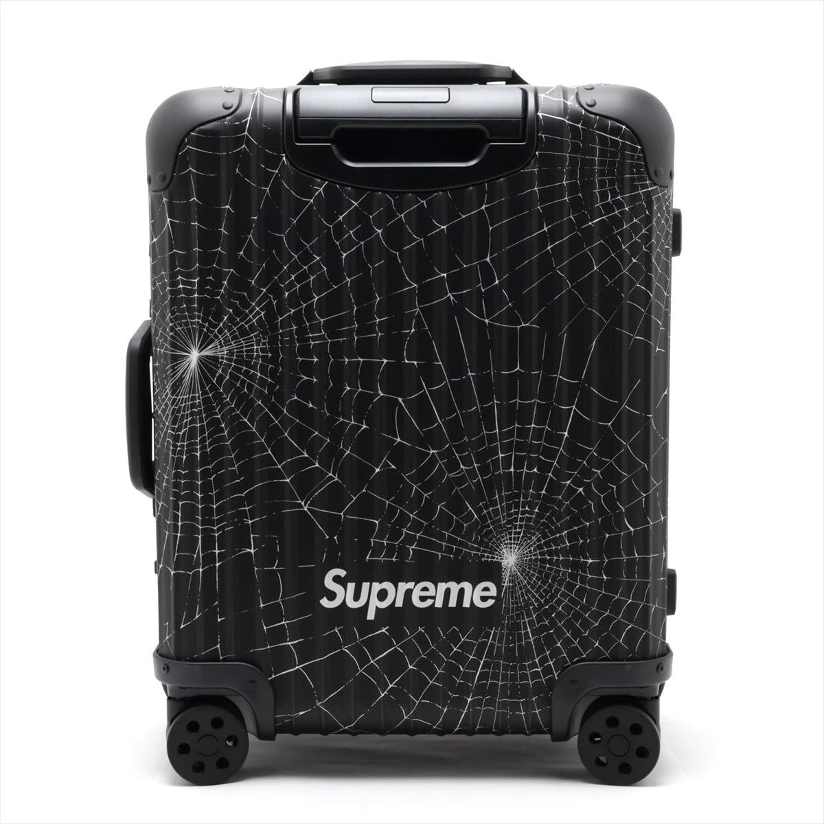 Supreme ブラックキャリーケース リモア リモワ×シュプリーム キャビンプラス アルミニウム スーツケース