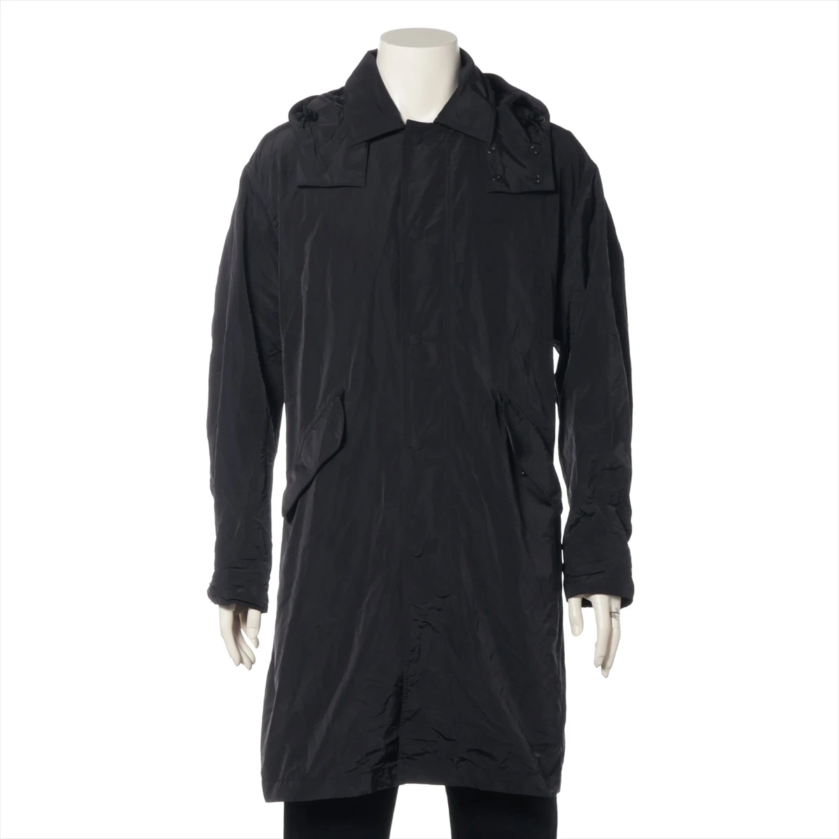 ディオール コットン×ポリエステル×ナイロン コート 44 ブラック