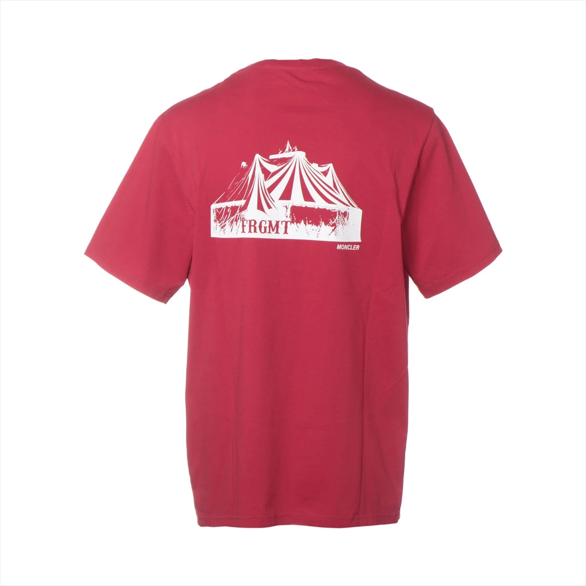 モンクレール 22年 コットン Tシャツ M レッド H209U8C00003 M2353