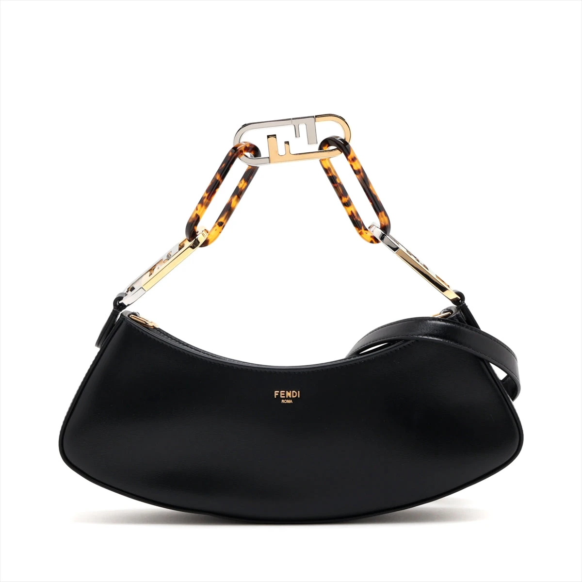 ★送料関税込★FENDI オーロック スウィング ショルダーバッグ フェンディ スウィング オーロック レザー チェーンショルダー