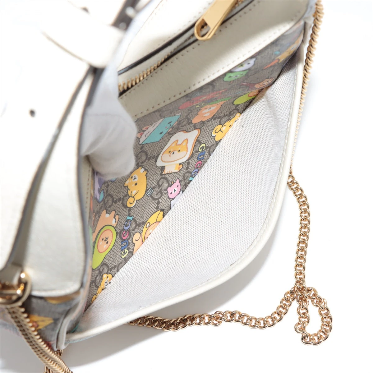 s22【美品】保存袋付　グッチ　GGスエード　レザー　ハーフムーン　ハンドバッグ s22保存袋付 グッチ GGスエード レザー ハーフムーン ハンドバッグ