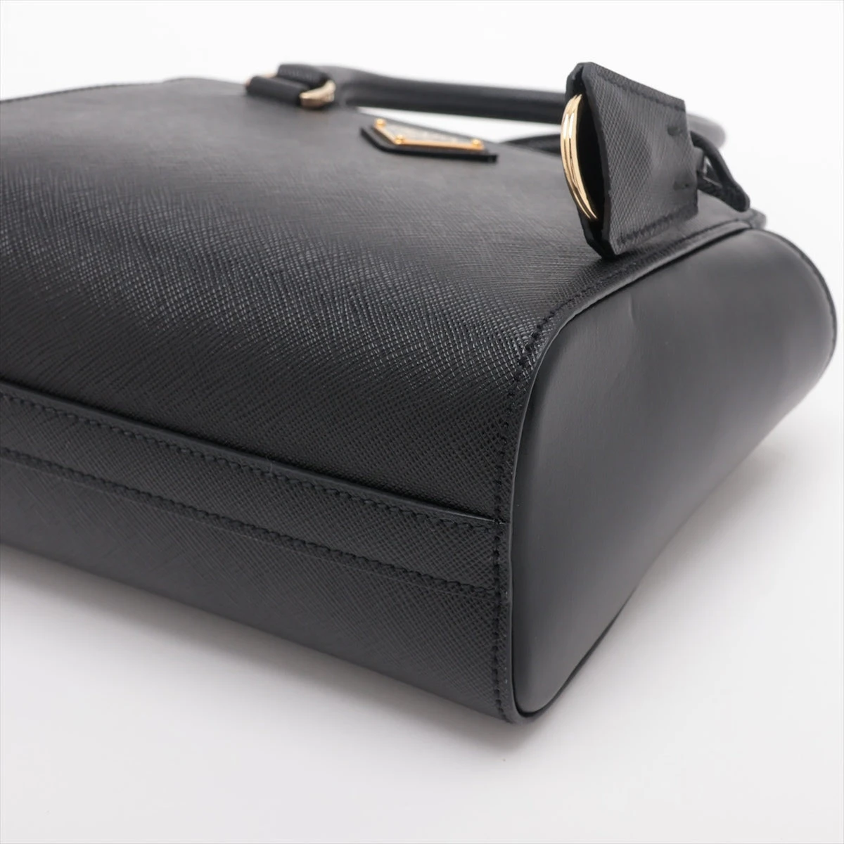 プラダ サフィアーノ 2WAYハンドバッグ ブラック 1BA380 A2921853