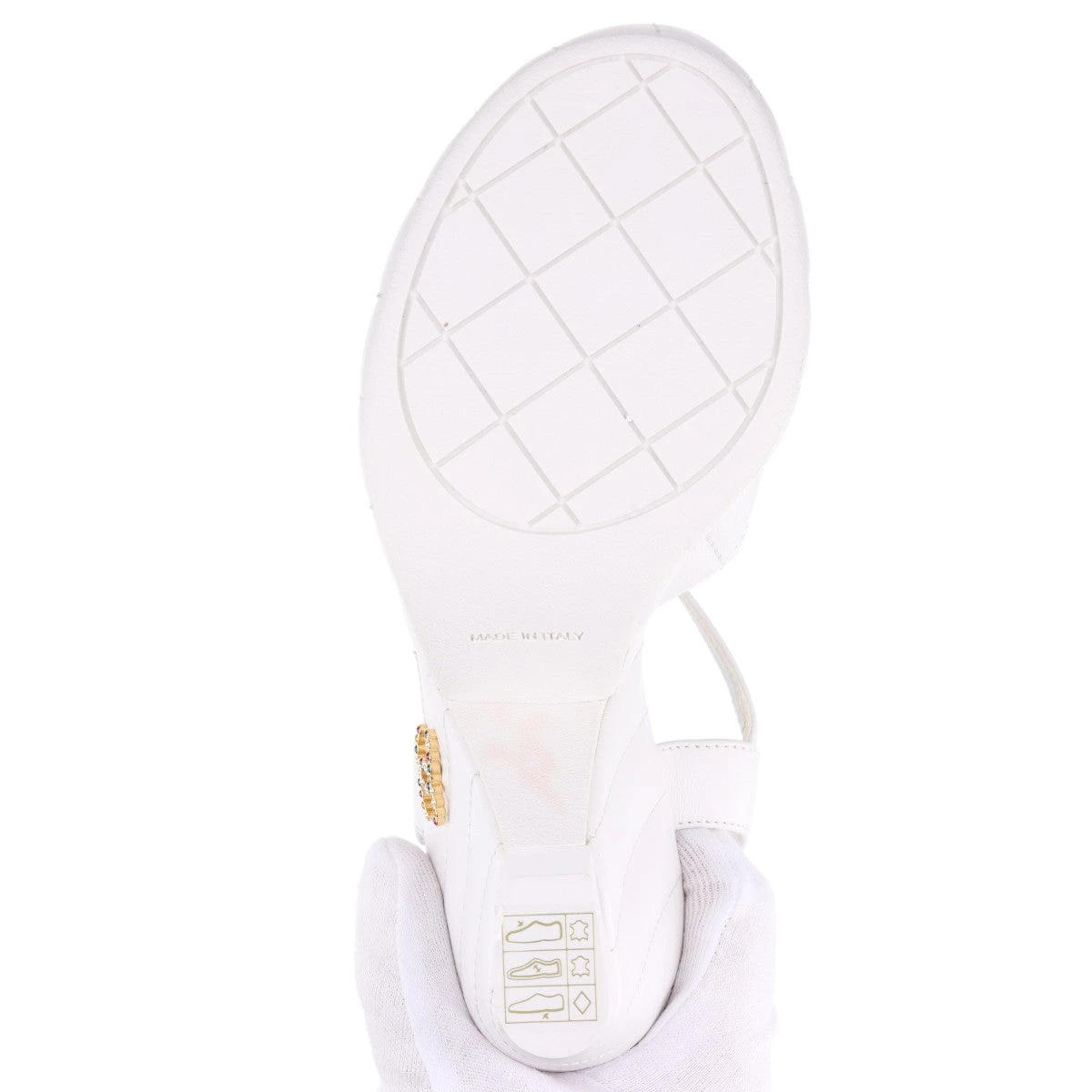 25C シャネル　CHANEL サンダル　ホワイト　ココマーク　35.5 25C シャネル CHANEL サンダル ホワイト ココマーク 35.5