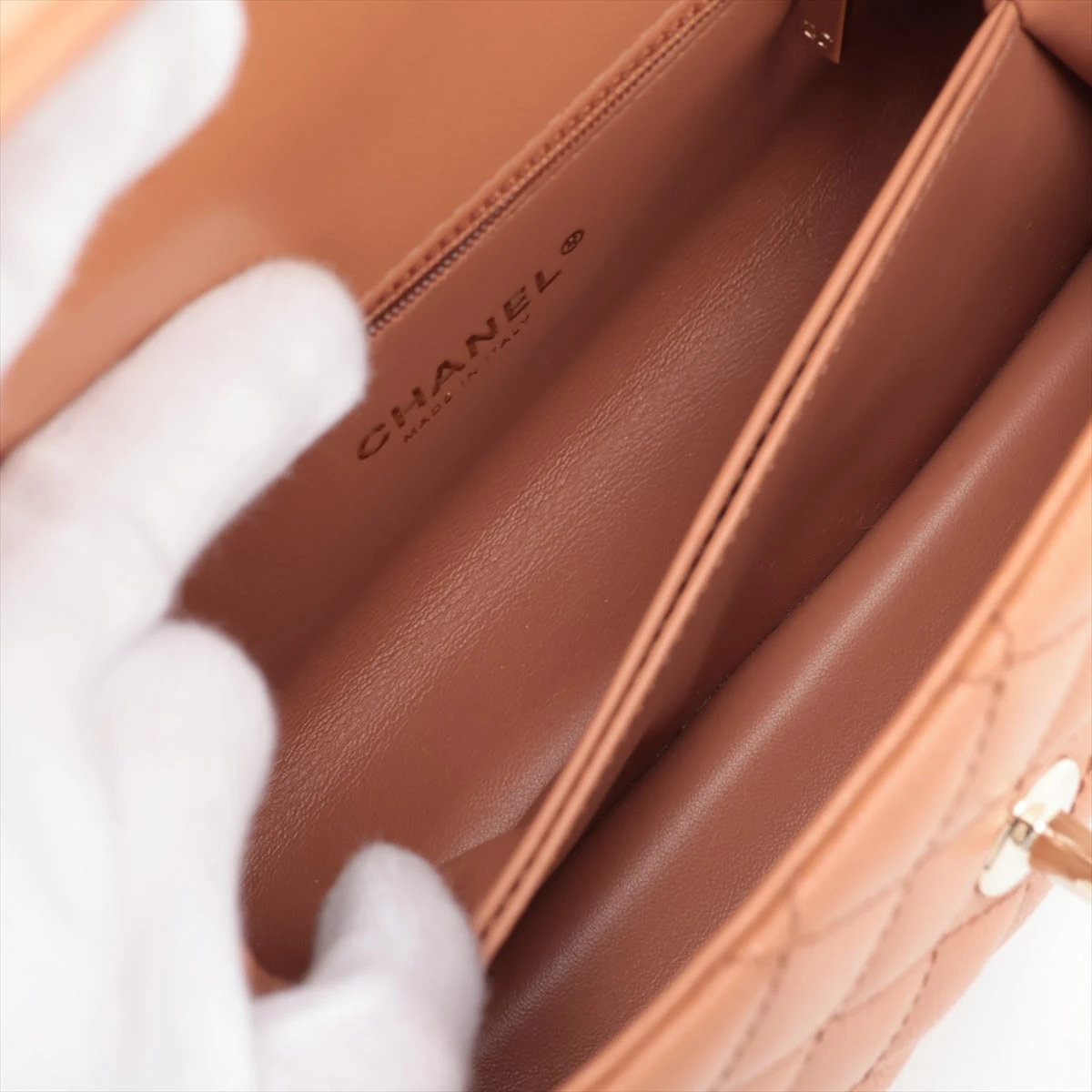 シャネル ココハンドル24 XS キャビアスキン 2WAYハンドバッグ