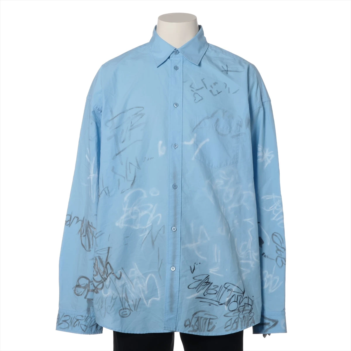 試着のみ　balenciaga コクーンシャツ　ユニセックス　サイズ34 imgrc0100990623.jpg