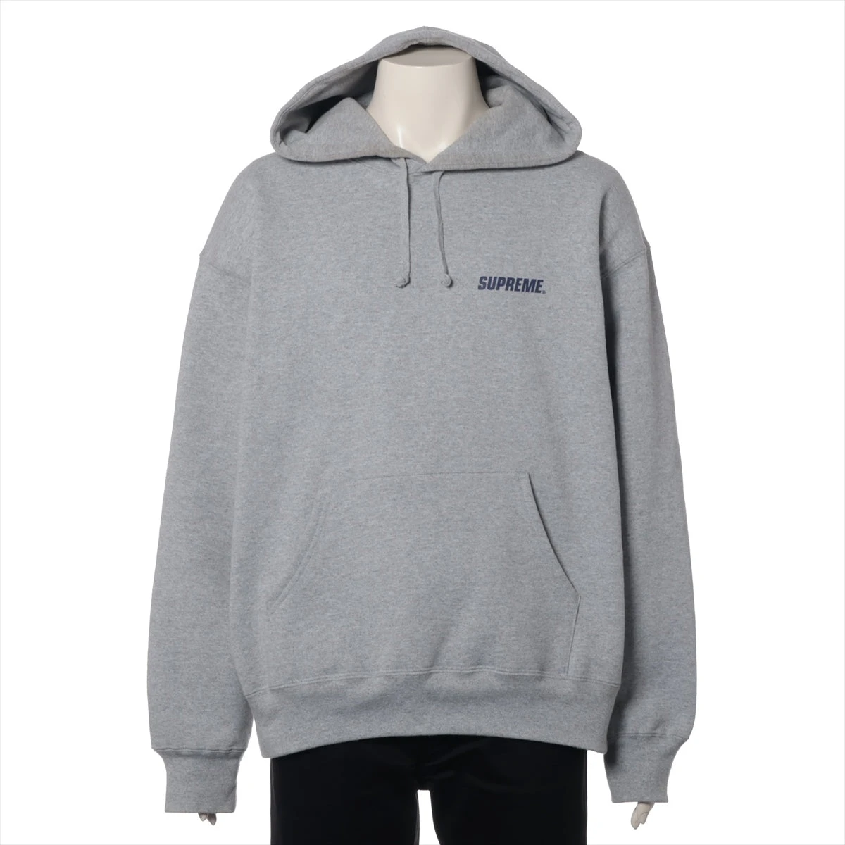 シュプリーム 23AW コットン×ポリエステル パーカー L メンズ グレー