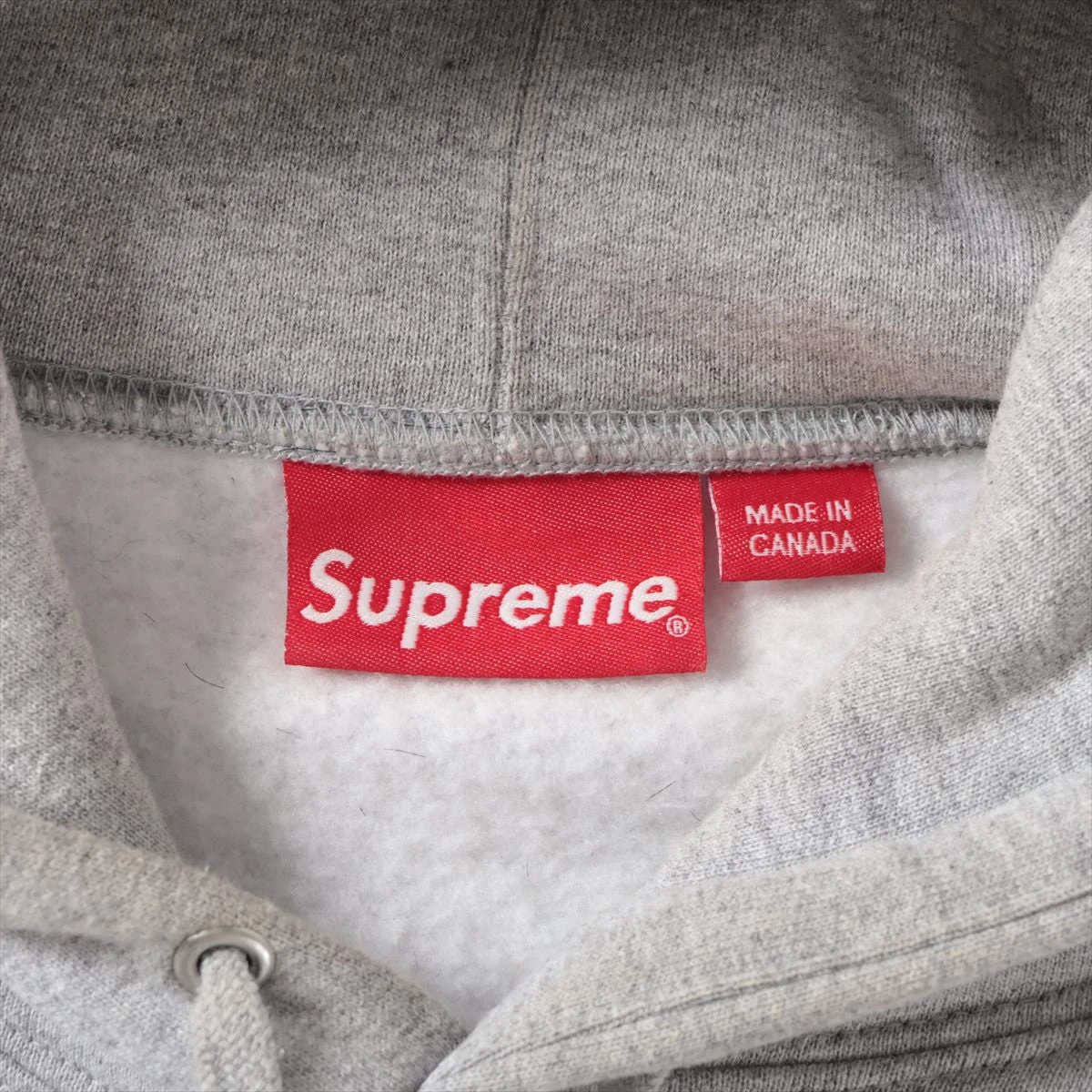 シュプリーム 23AW コットン×ポリエステル パーカー L メンズ グレー
