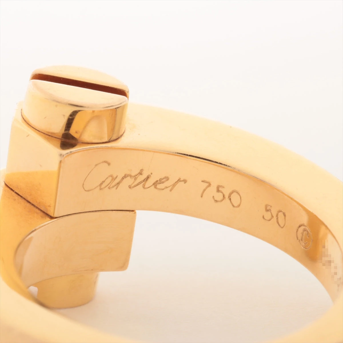 カルティエ メノット リング 750(PG) 14.2g 50 NP034156｜中古ブランド