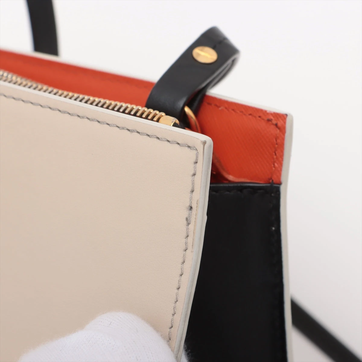 マルニ レザー ショルダーバッグ マルチカラー HX053506｜中古ブランド  